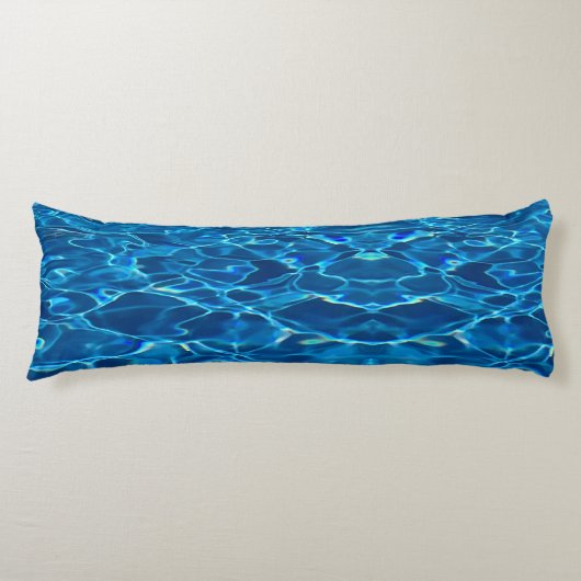 Dark Blue Pool Water Seitenschläferkissen (Vorderseite)