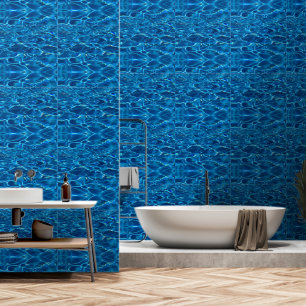 Dark Blue Pool Water Tapete