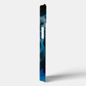 Dark blue psychedelic liquid Case-Mate iPhone hülle (Rückseite / Rechts)