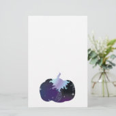 Dark Blue Pumpkin Briefpapier (Stehend Vorderseite)