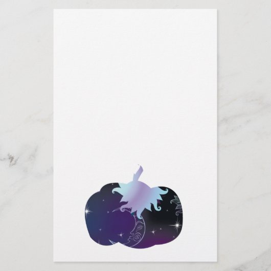 Dark Blue Pumpkin Briefpapier (Vorderseite)
