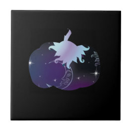 Dark Blue Pumpkin Fliese