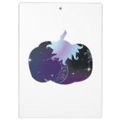 Dark Blue Pumpkin Klemmbrett (Rückseite)
