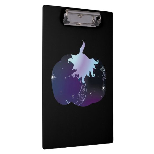 Dark Blue Pumpkin Klemmbrett (Rechts)