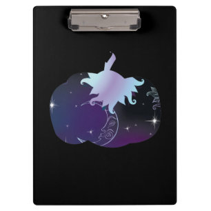 Dark Blue Pumpkin Klemmbrett