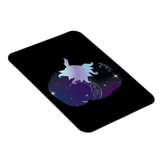 Dark Blue Pumpkin Magnet (Rechte Seite)