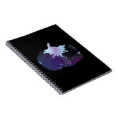 Dark Blue Pumpkin Notizblock (Rechte Seite)
