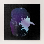Dark Blue Pumpkin Puzzle (Horizontal)
