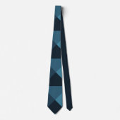 Dark Blue Pyramids Krawatte (Vorderseite)