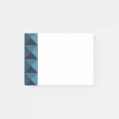 Dark Blue Pyramids Post-it Klebezettel (Vorderseite)