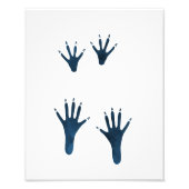 Dark Blue Rat Tracks Fotodruck (Vorne)