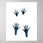 Dark Blue Rat Tracks Poster (Vorne)