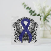 Dark Blue Ribbon mit Flügeln (Stehend Vorderseite)