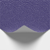Dark Blue Same Komon Geschenkpapier (Ecke)