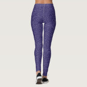 Dark Blue Same Komon (Haihaut) Leggings (Rückseite)