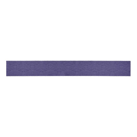 Dark Blue Same Komon (Haihaut) Ripsband (Vorderseite)