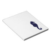 Dark Blue Seepferd Notizblock (angewinkelt)