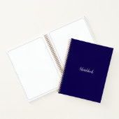 Dark Blue Sketchbook Notizblock (Innenseite)