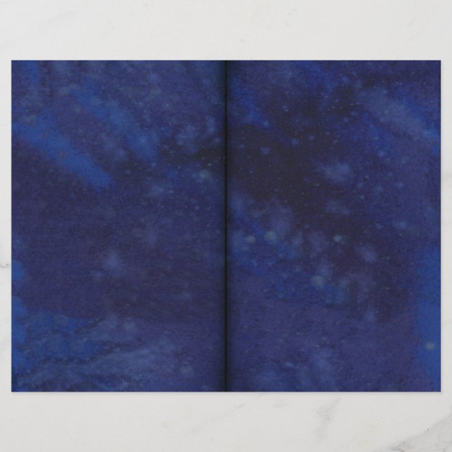 Dark Blue Sky Scrapbook Paper (Vorderseite)