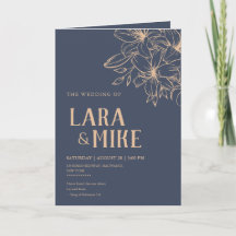 Dark Blue Soft Wedding