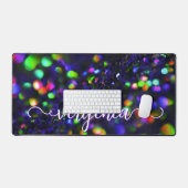 Dark Blue Sparkling Schreibtischunterlage (Tastatur & Maus)