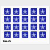 Dark Blue Star Aufkleber (Blatt)