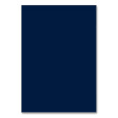 Dark Blue und Silver Confetti | PLATZKARTEN Tischnummer (Rückseite)