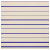 Dark Blue und Tan Lined Pattern Stoff (Muster)