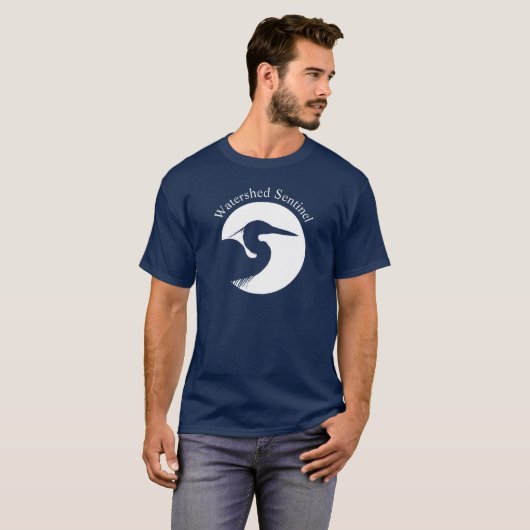 Dark blue unisex tee (Vorne ganz)