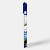 Dark Blue Vibrann Abstrakt Fluid Art Case-Mate iPhone Hülle (Rückseite / Links)