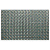 Dark Blue Vintag Style Garden Blume Muster Stoff (Yard (91,4 cm))