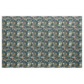 Dark Blue Vintag Style Garden Blume Muster Stoff (Fat Quarter (45,7 x 55,9 cm))