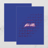 Dark Blue Wallpaper | Elegant Minimalist Design Dankeskarte (Vorne/Hinten)