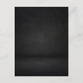 Dark Blush Pink Lily Arched Wedding Details Begleitkarte (Rückseite)