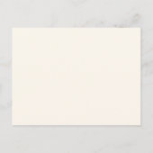 Dark Blush Pink Lily Botanical Wedding Einladungspostkarte (Rückseite)