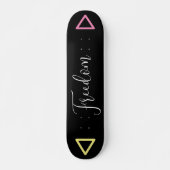 Dark Board Unisex Personalisiert Skateboard (Vorne)