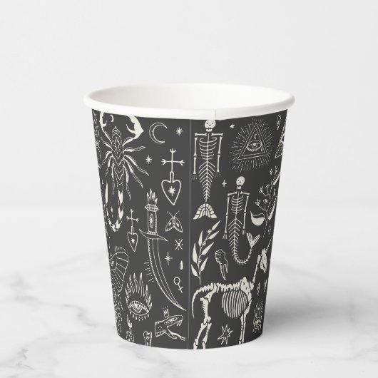 Dark Boho Coven Pappbecher (Rechts)