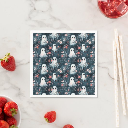 Dark Boho Ghost Pattern Napkins Serviette (Beispiel)