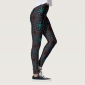 Dark Boho Patterned Women's Leggings (Rechts)