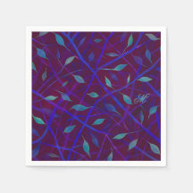 Dark Botanical Burgundy Jewel Foliage Monogram