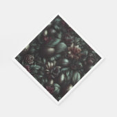 Dark Botanical Easter Napkins Serviette (Ecke)