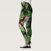 "Dark Botanical Garden - Vintages Blumenmuster" Leggings (Links)
