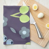 Dark Botanical Kitchen Towel Geschirrtuch (Viertel Falte)