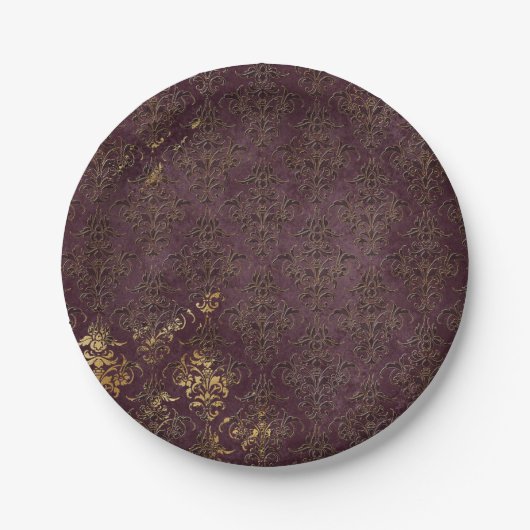 Dark Boudoir Pappteller (Vorderseite)