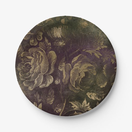 Dark Boudoir Pappteller (Vorderseite)