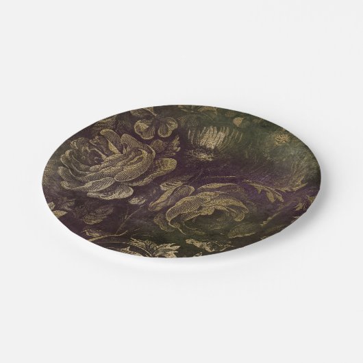 Dark Boudoir Pappteller (Schrägansicht)