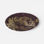 Dark Boudoir Pappteller (Schrägansicht)