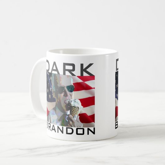 Dark Brandon Eating Ice Creme Kaffeetasse (Vorderseite Links)