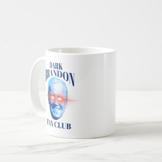 Dark Brandon Fan Club Kaffeetasse (Vorderseite Links)