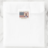 Dark Brandon Funny Joe Biden Meme Quadratischer Aufkleber (Tasche)